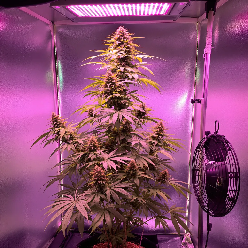 Super Silver Haze cannabis plant in flowering stage — 150-200 cm feminised