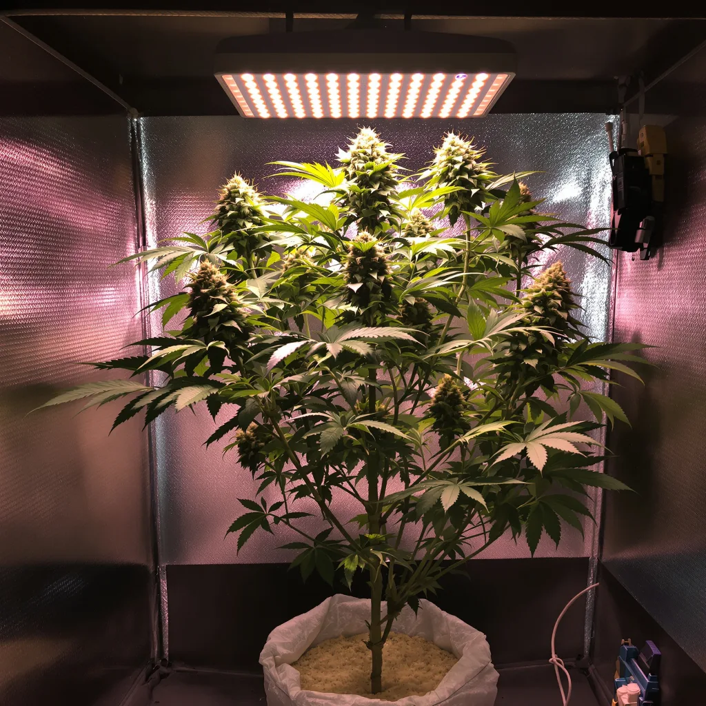 Super Skunk cannabis plant in flowering stage — 90-130 cm feminised