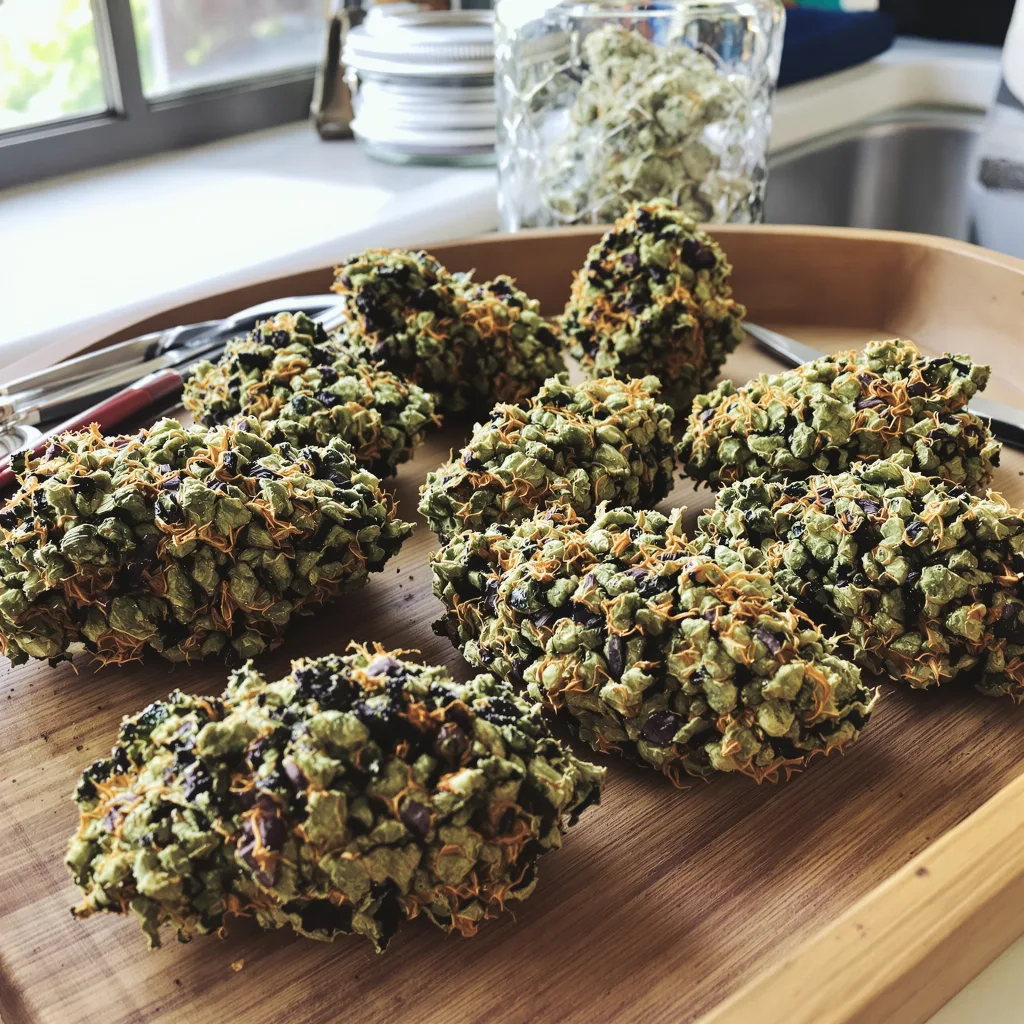 Supergirl 88% indica / 12% sativa flower with visible trichomes
