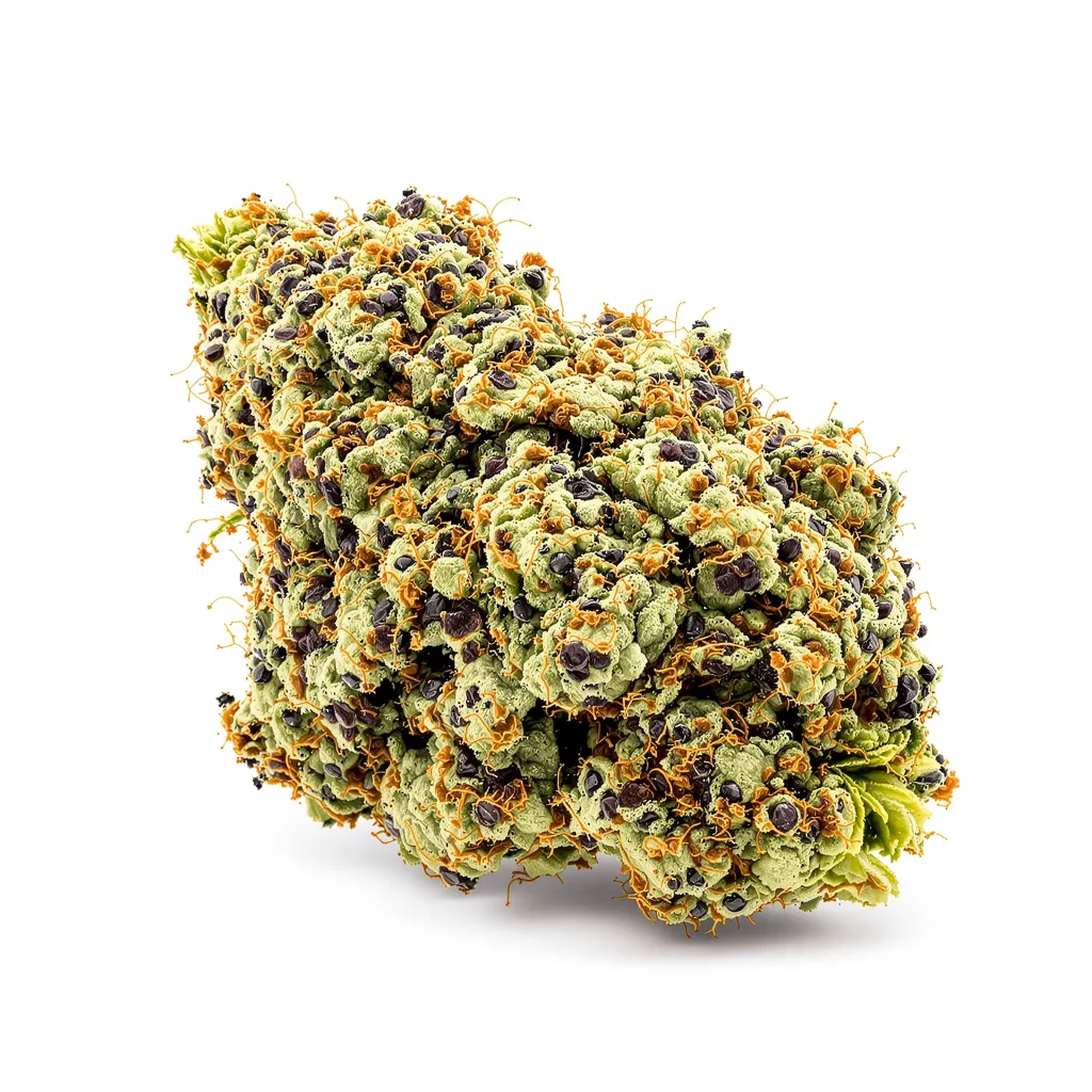 Supergirl 88% indica / 12% sativa flower with visible trichomes