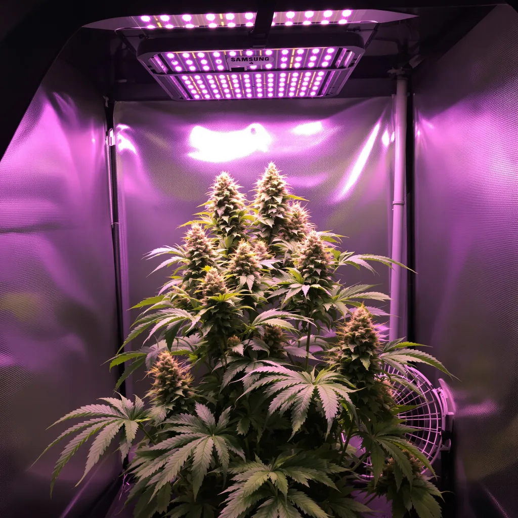 Superglue cannabis plant in flowering stage — 120-180 cm feminised