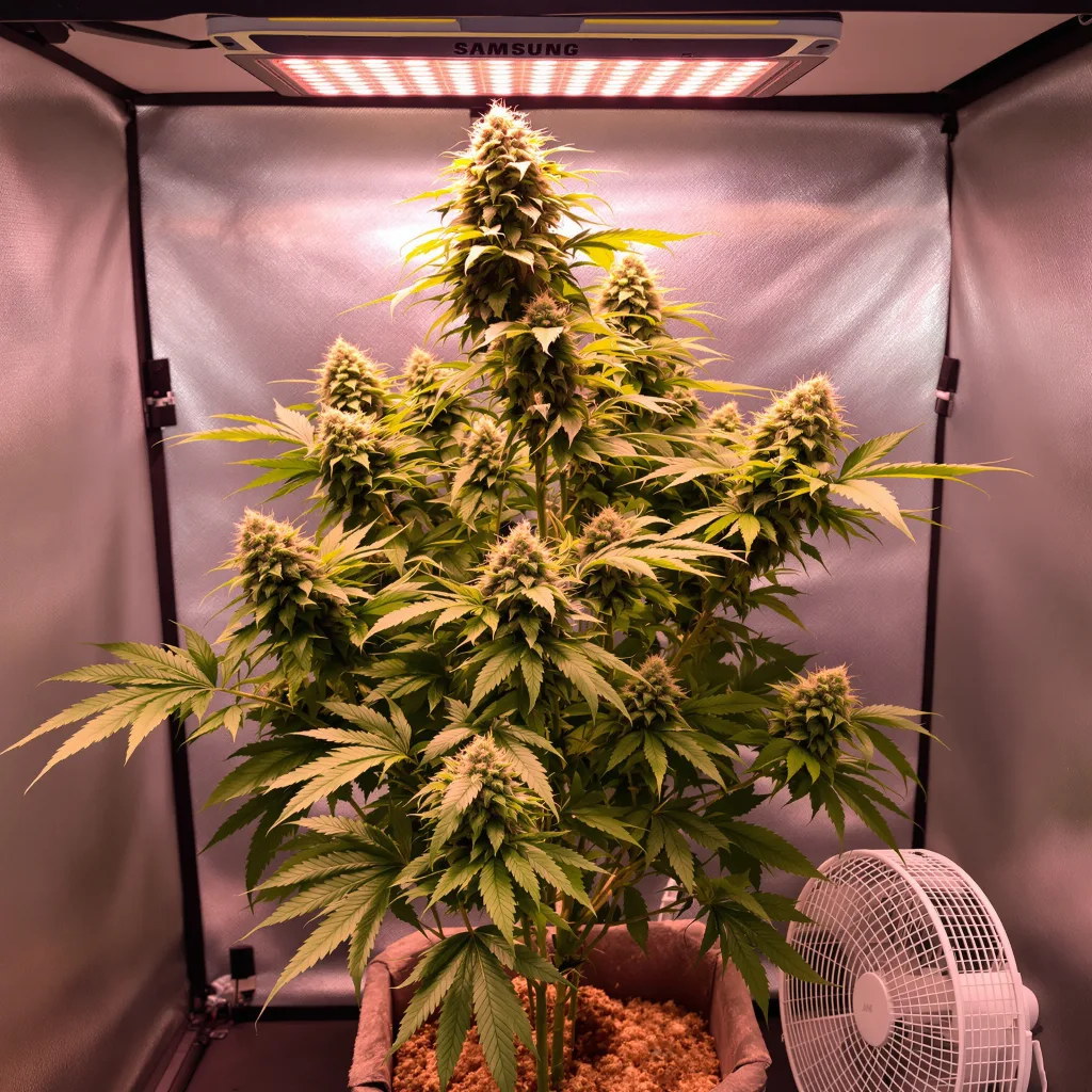 Sweet and Sour Widow CBD cannabis plant in flowering stage — 120-180 cm feminised