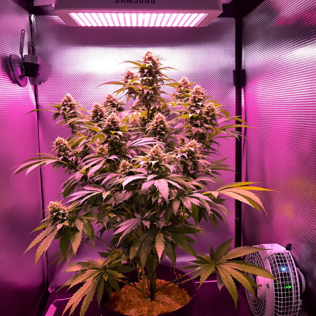 Sweet Baby Jane cannabis plant in flowering stage — 60-100 cm autoflower