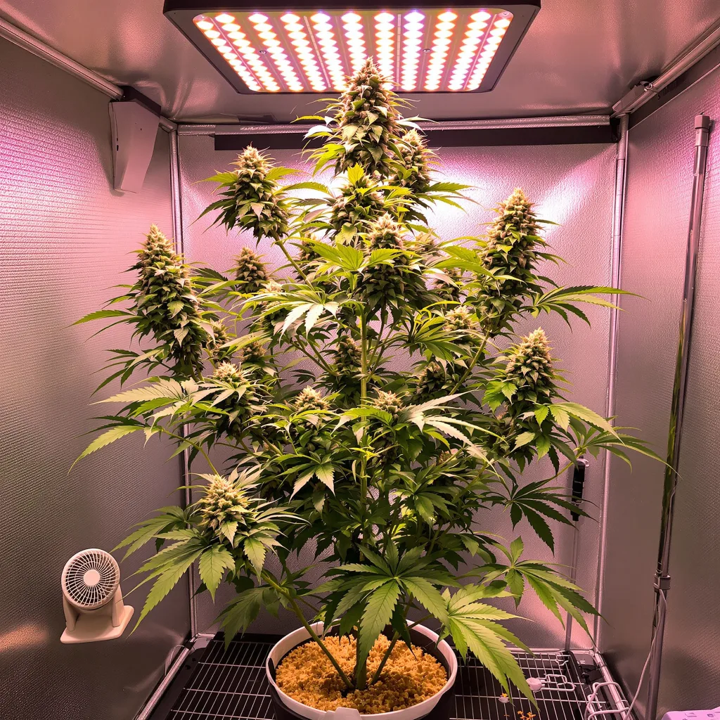 Sweet Berry cannabis plant in flowering stage — 60-100 cm autoflower