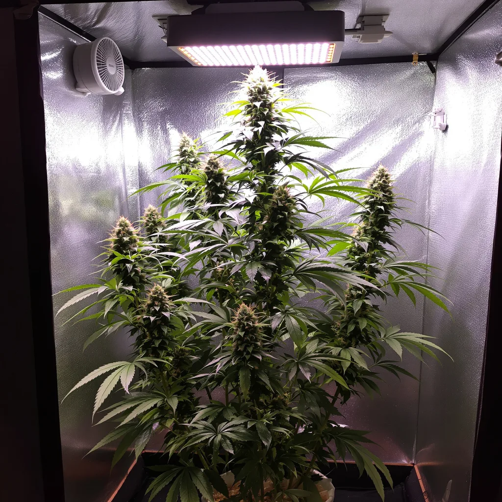 Sweet Cheese cannabis plant in flowering stage — 150-200 cm feminised