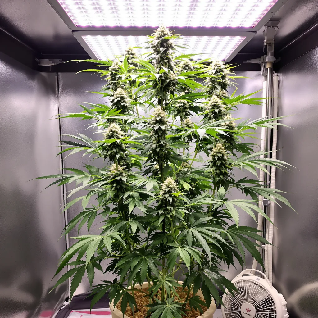 Sweet Diesel cannabis plant in flowering stage — 60-100 cm autoflower