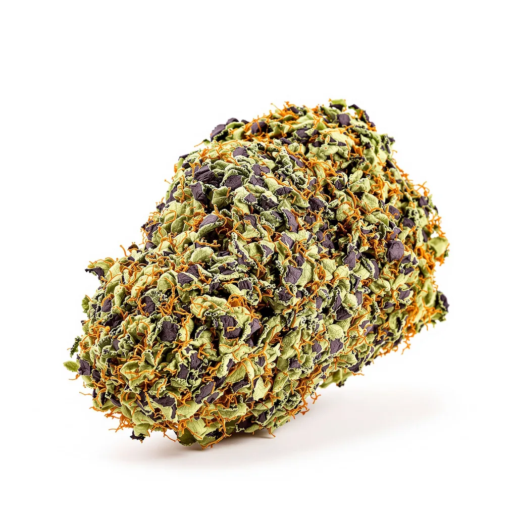 Sweet Lafayette 87% indica / 13% sativa flower with visible trichomes
