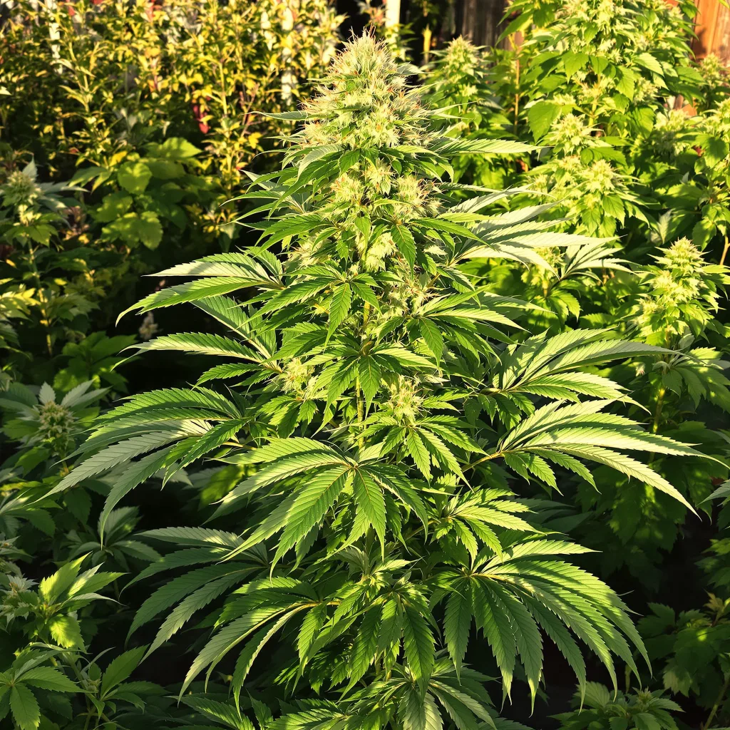 Tahoe Hydro OG 76% indica / 24% sativa flower with visible trichomes