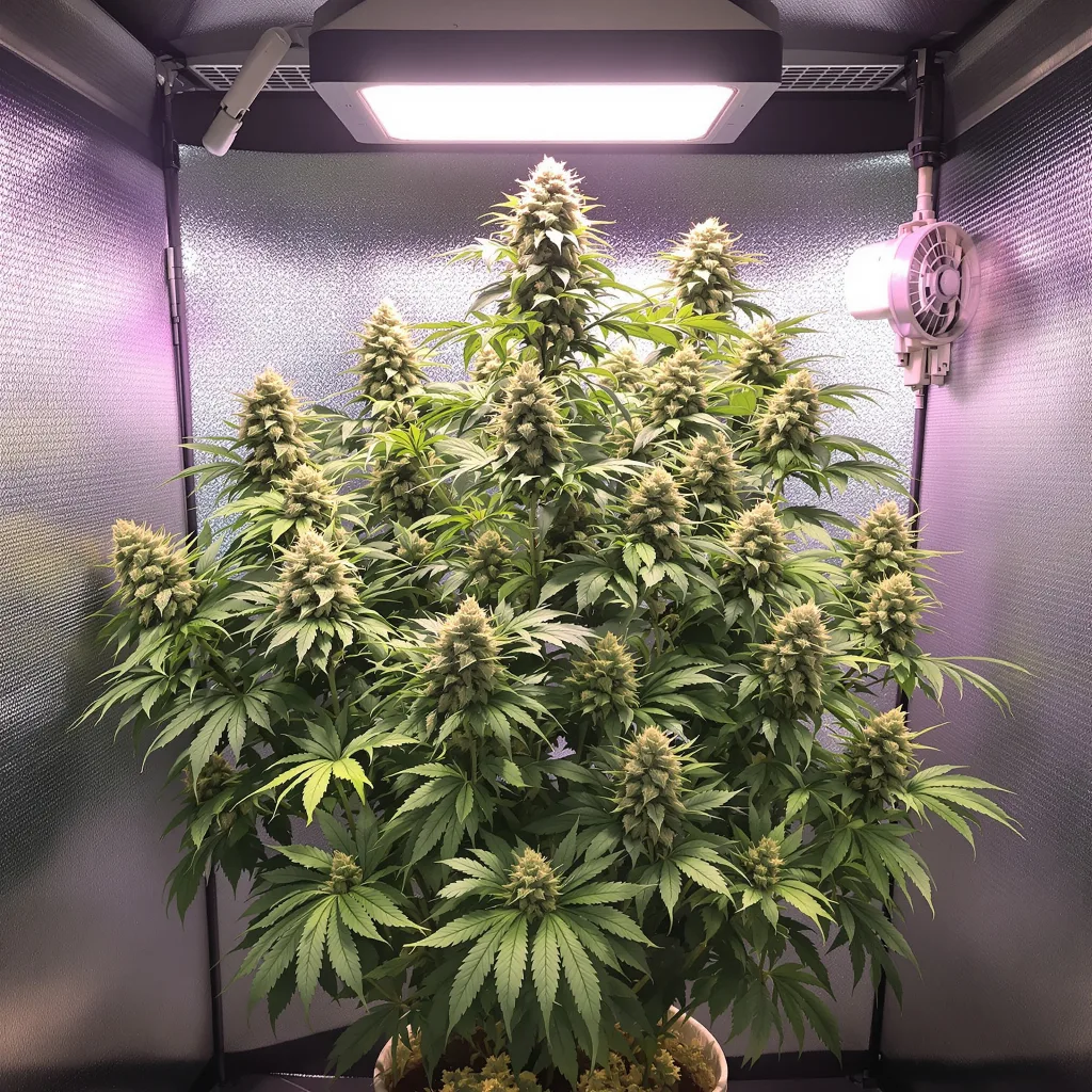 Tahoe OG Kush cannabis plant in flowering stage — 60-100 cm autoflower