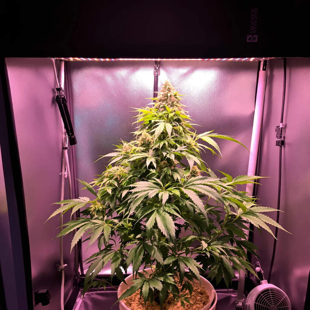 Tangerine Kush cannabis plant in flowering stage — 90-130 cm feminised