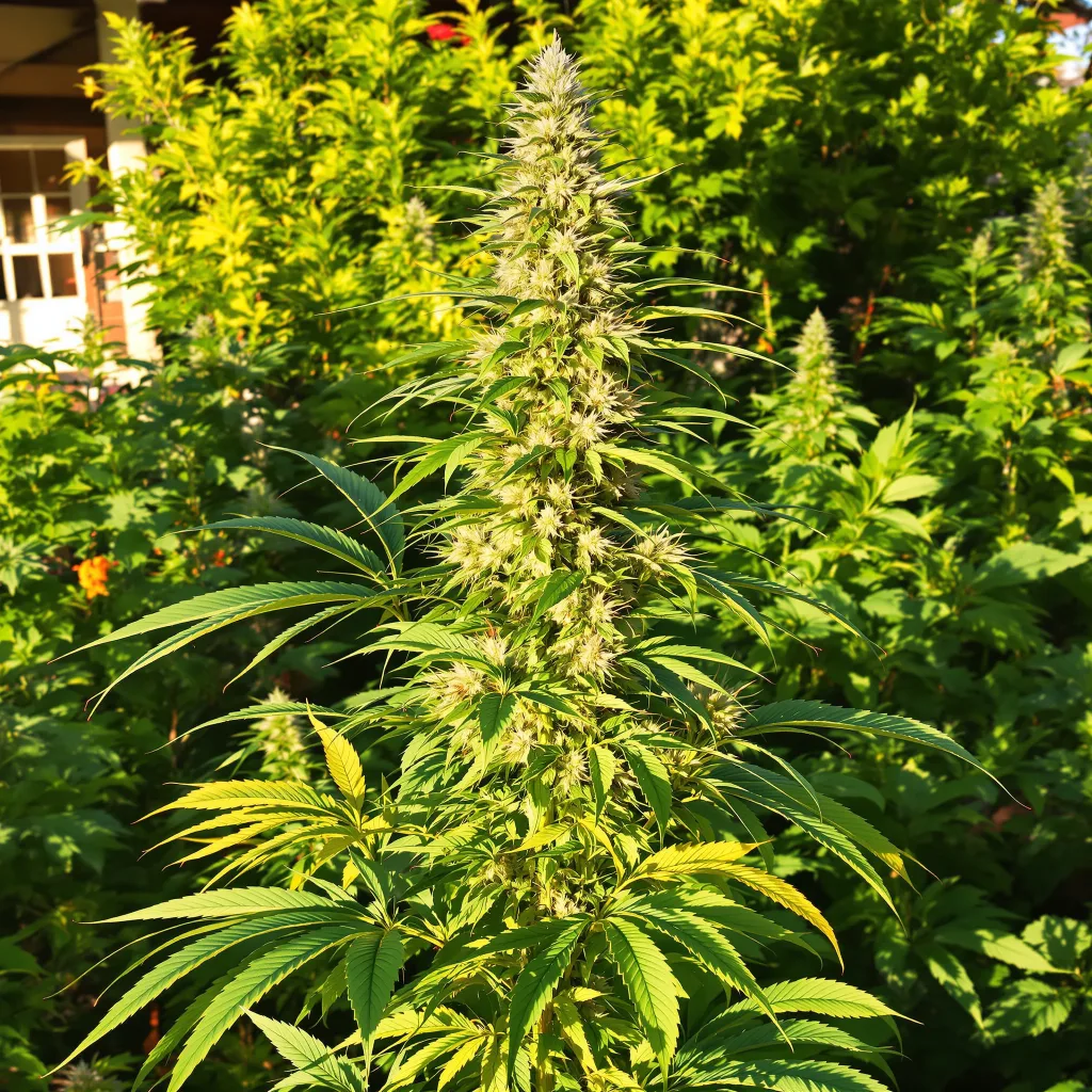 Tangerine Power 50% indica / 75% sativa flower with visible trichomes
