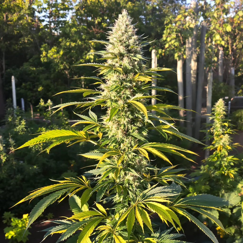 Tangie Dream Book 36% indica / 64% sativa flower with visible trichomes