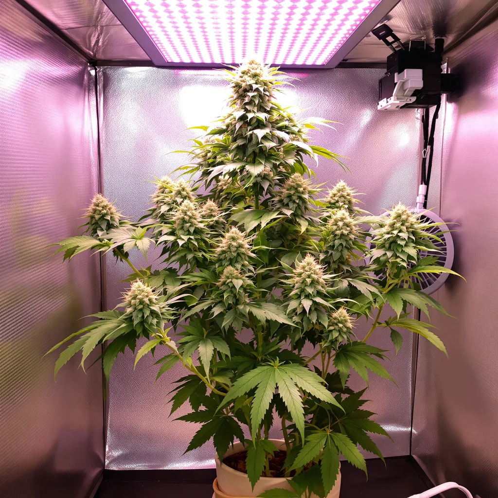 Tango cannabis plant in flowering stage — 120-180 cm feminised