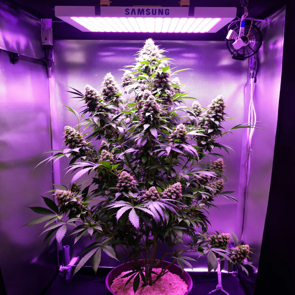 Tembo Kush cannabis plant in flowering stage — 60-100 cm autoflower