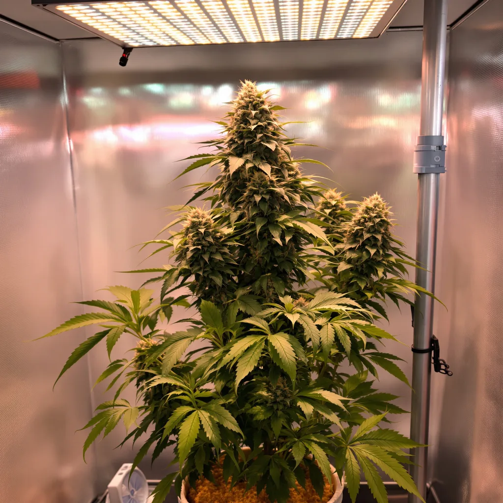 Terminator OG cannabis plant in flowering stage — 90-130 cm feminised