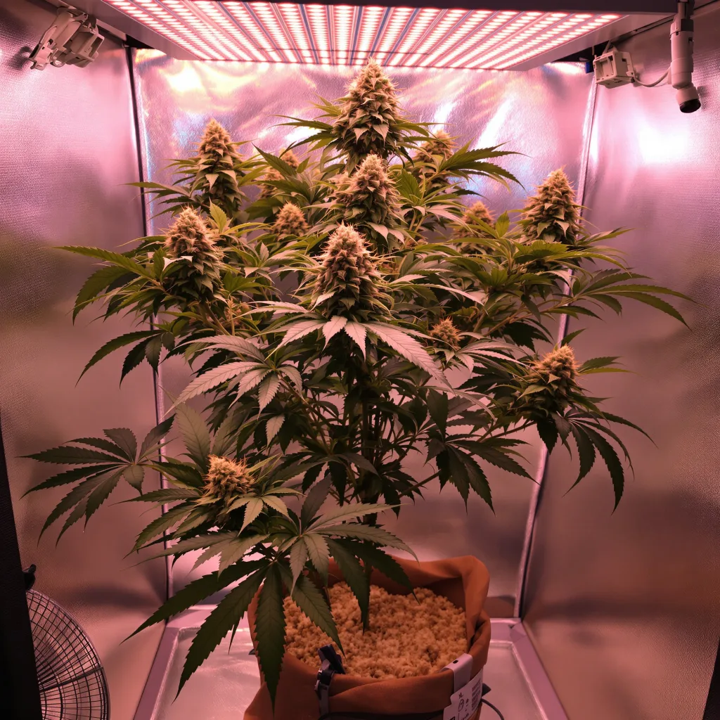 The OX cannabis plant in flowering stage — 60-100 cm autoflower