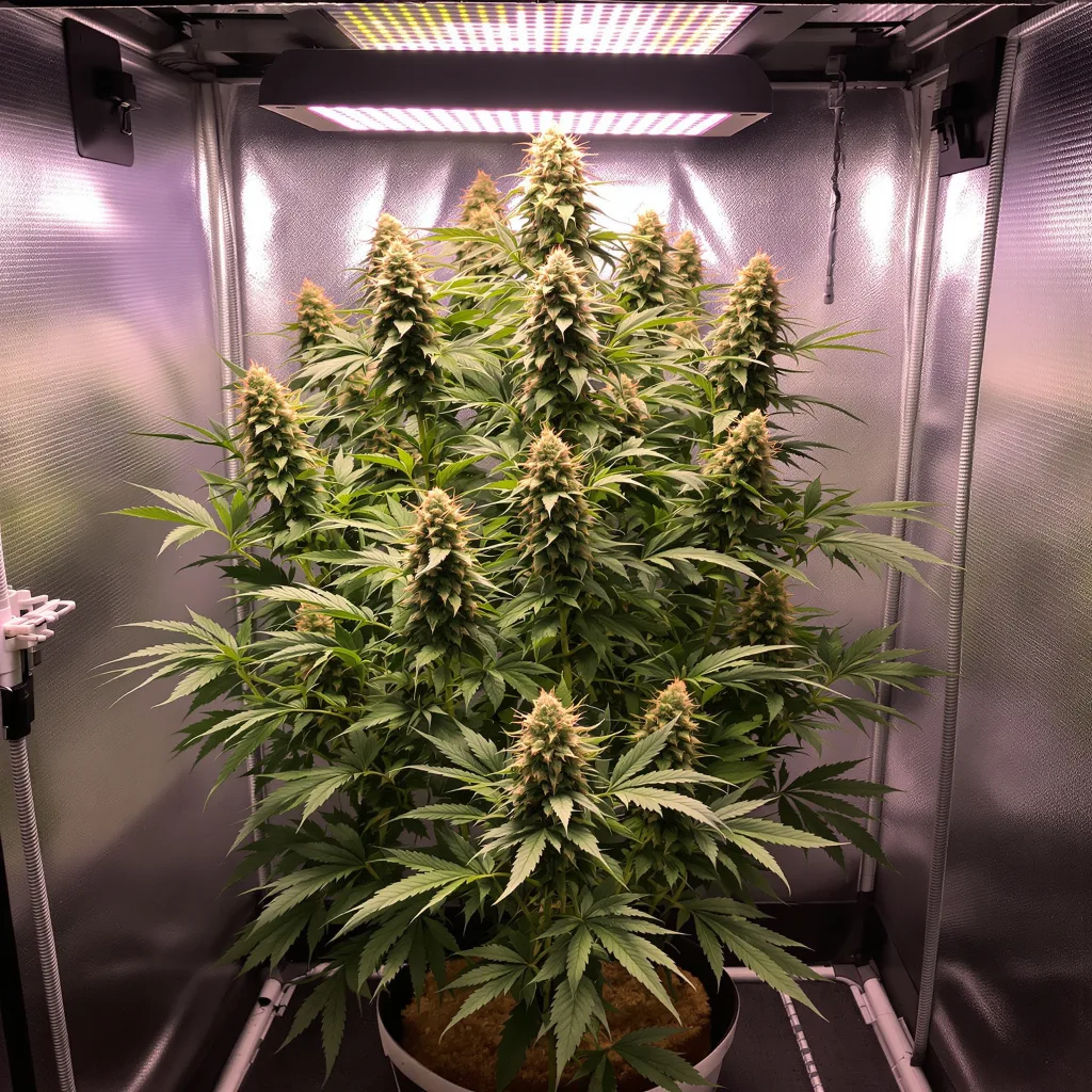 The Truth cannabis plant in flowering stage — 120-180 cm feminised