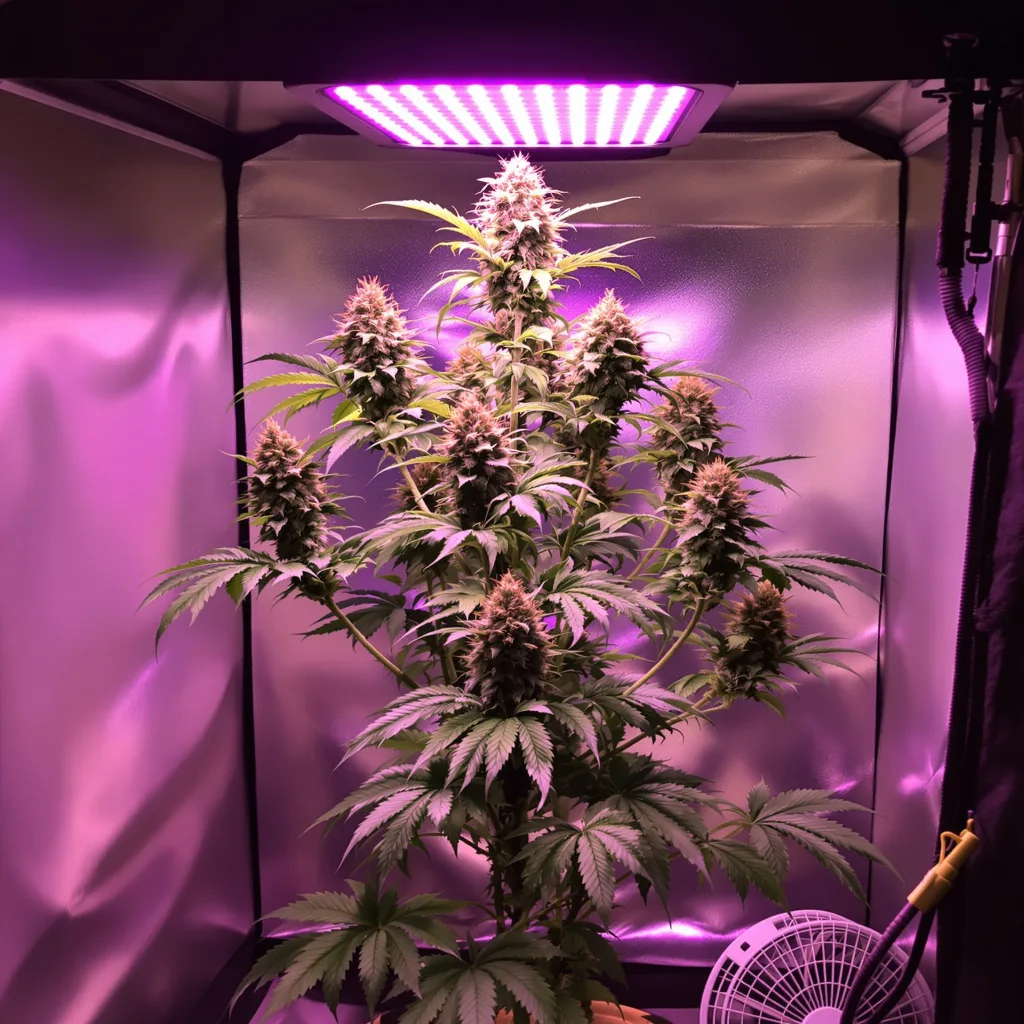Thin Mint GSC cannabis plant in flowering stage — 60-100 cm autoflower