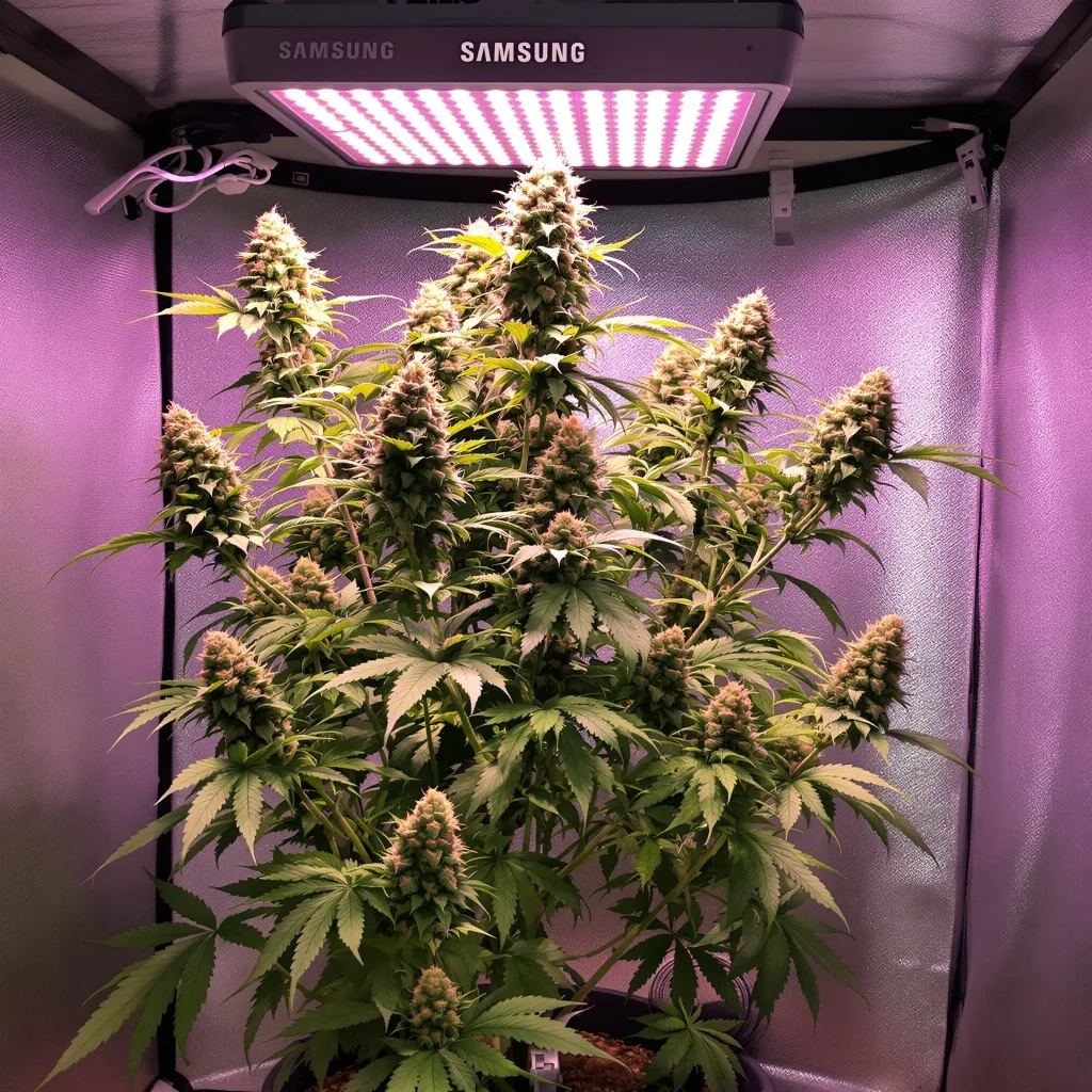 Tiger Woods cannabis plant in flowering stage — 60-100 cm autoflower