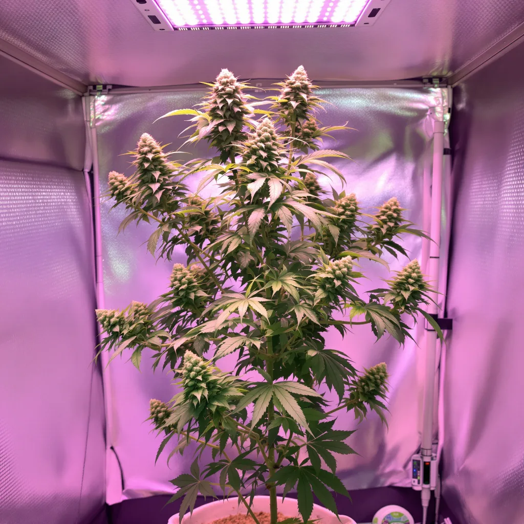 Tropicana Cookies cannabis plant in flowering stage — 70-110 cm autoflower