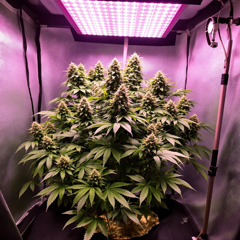 True OG cannabis plant in flowering stage — 90-130 cm feminised