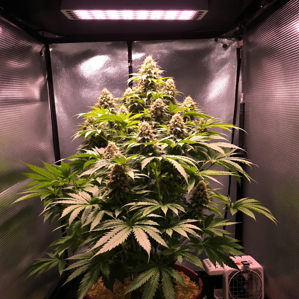 Tuna Kush cannabis plant in flowering stage — 90-130 cm feminised
