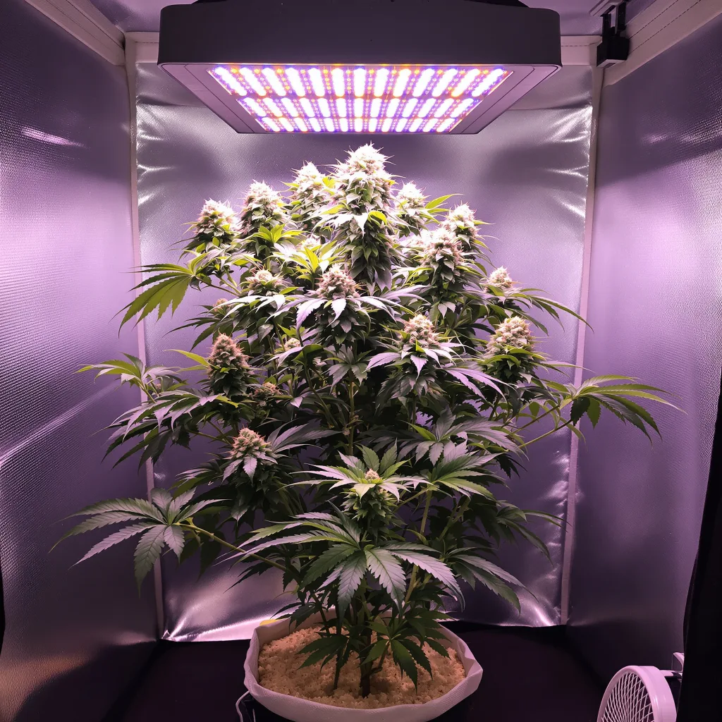 Vanilla Kush cannabis plant in flowering stage — 90/100cm feminised