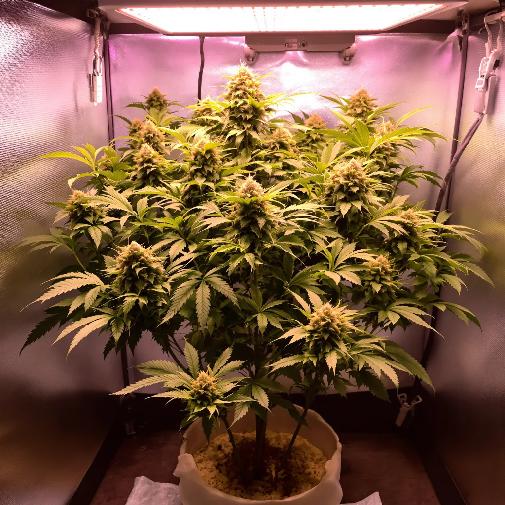Watermelon Bubblegum cannabis plant in flowering stage — 90-130 cm feminised