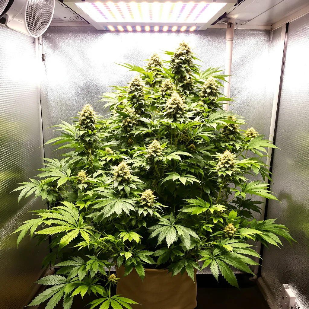Watermelon cannabis plant in flowering stage — 80-130 cm feminised