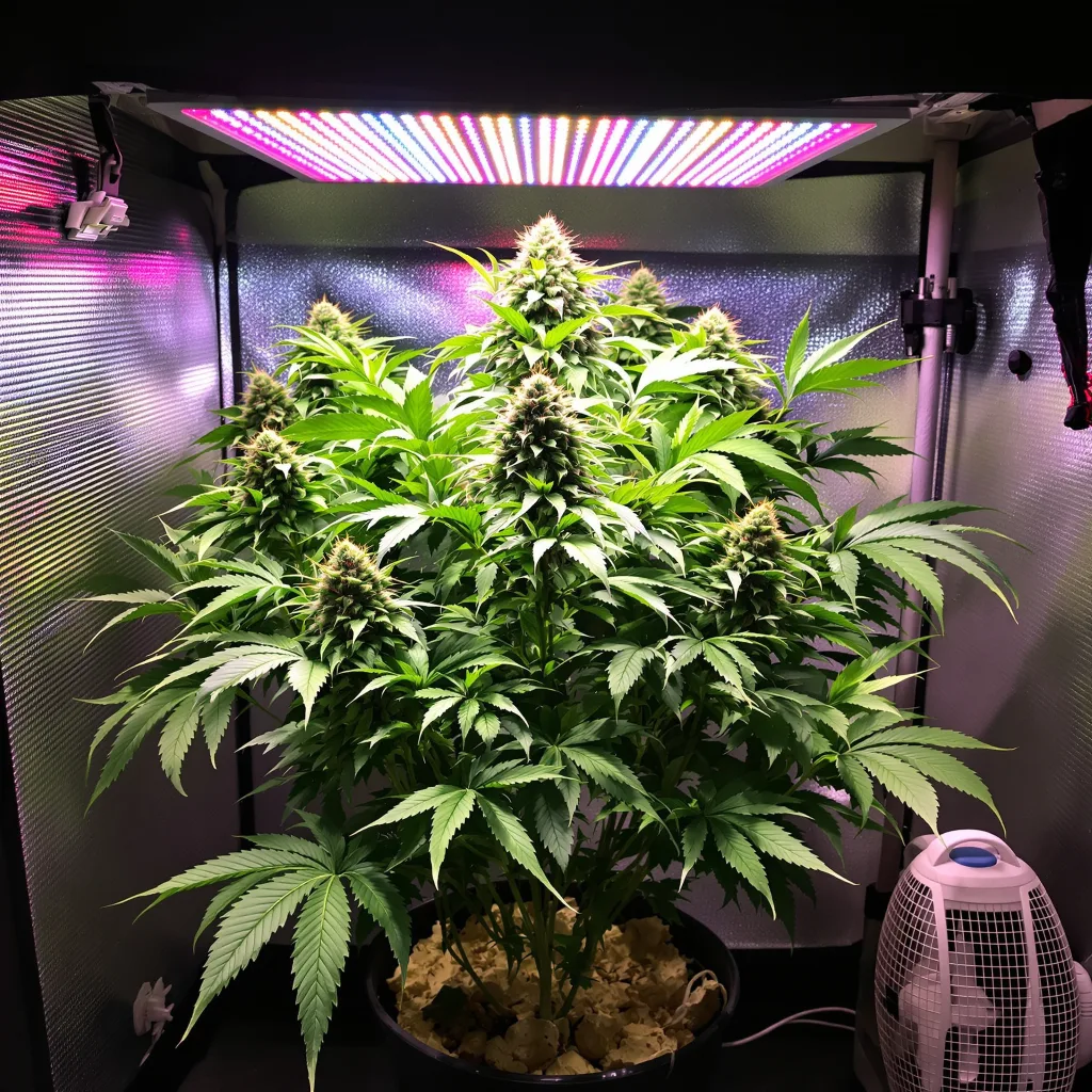 West OG cannabis plant in flowering stage — 90-130 cm feminised