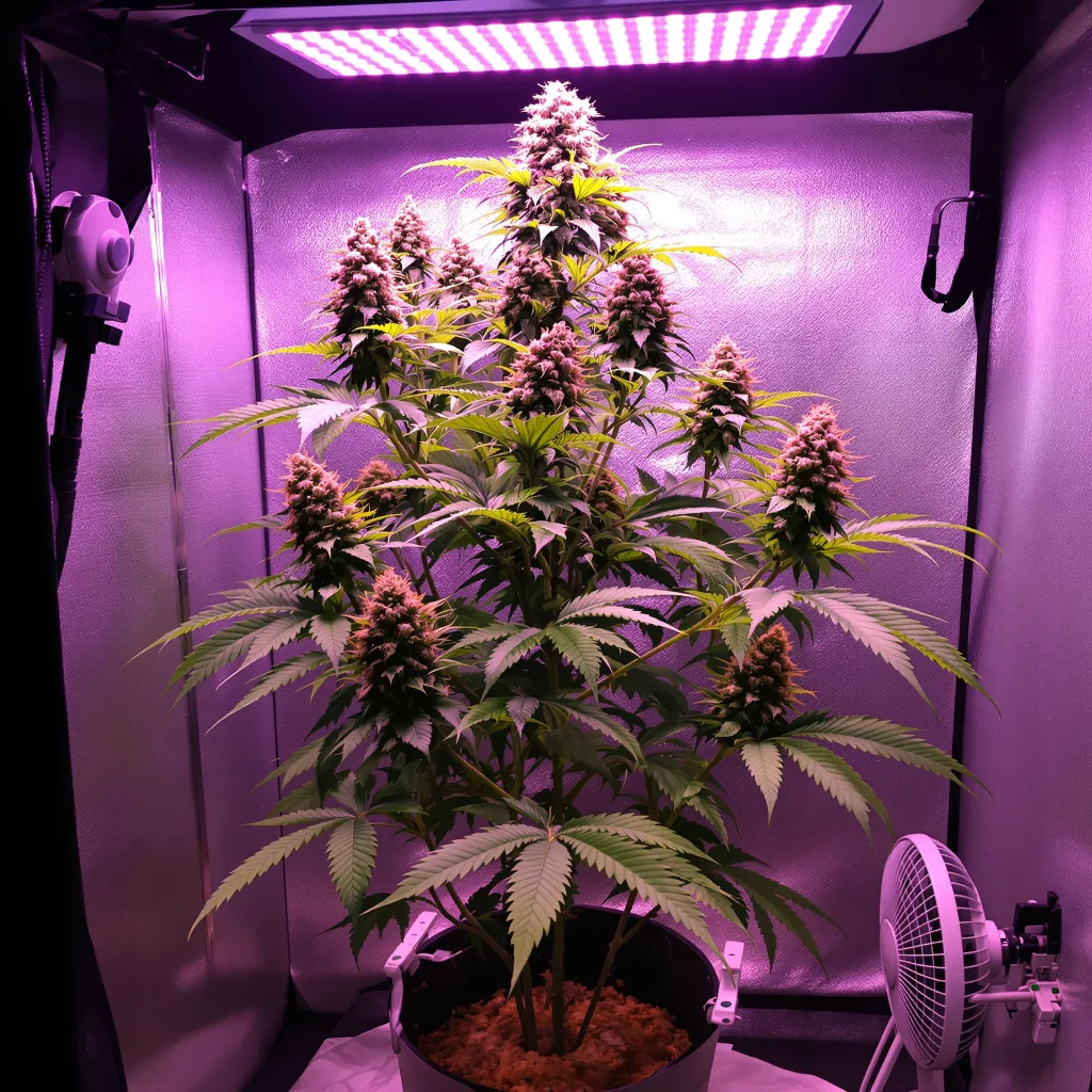White Fire Alien OG cannabis plant in flowering stage — 60-100 cm autoflower