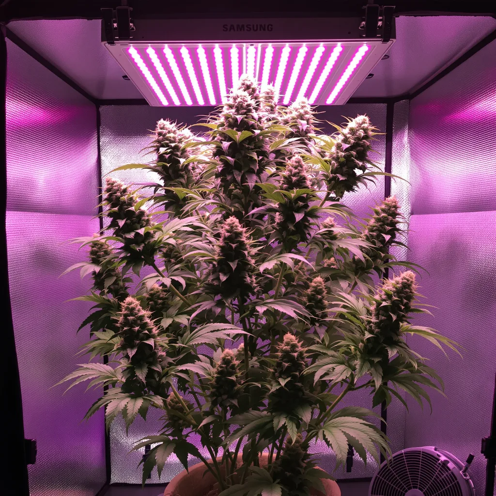 White Lightning cannabis plant in flowering stage — 120-180 cm feminised