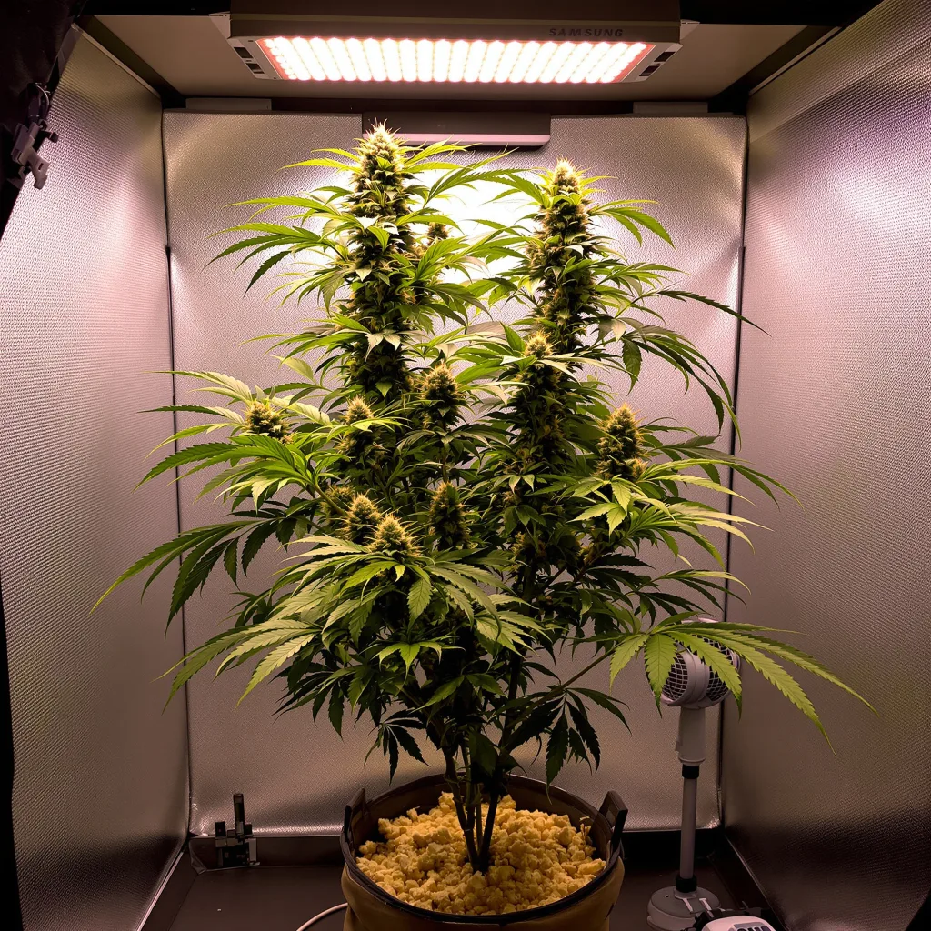 White Nightmare cannabis plant in flowering stage — 150-200 cm feminised
