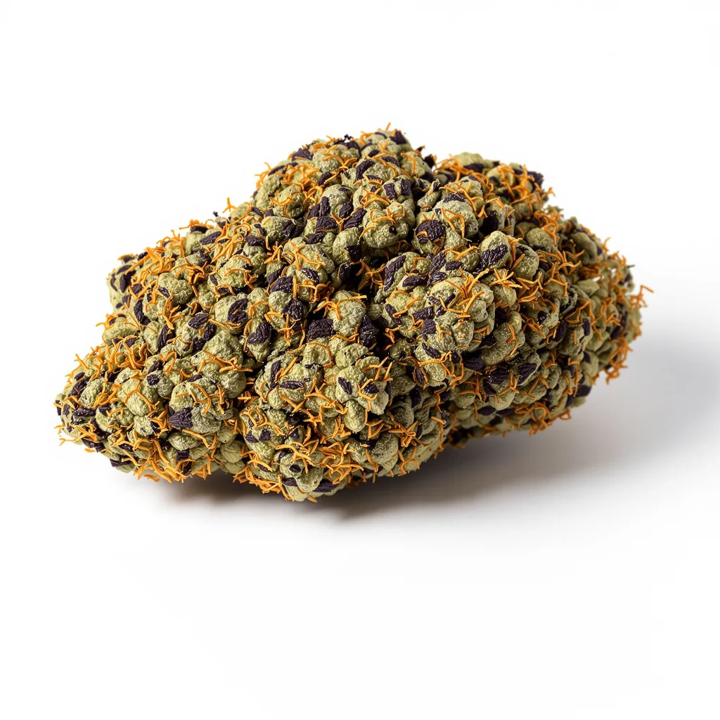 Wild Hog 81% indica / 19% sativa flower with visible trichomes