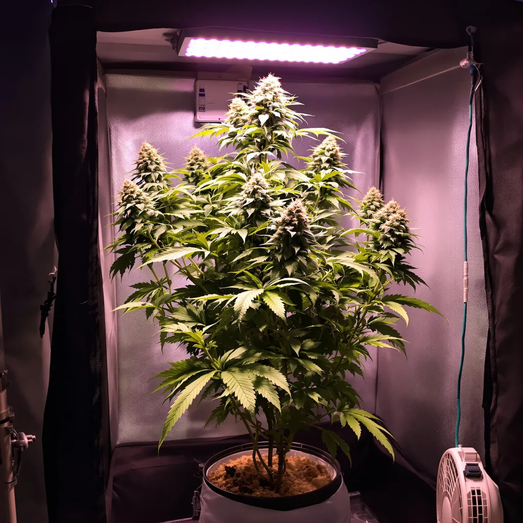 Willy's Wonder cannabis plant in flowering stage — 60-100 cm autoflower