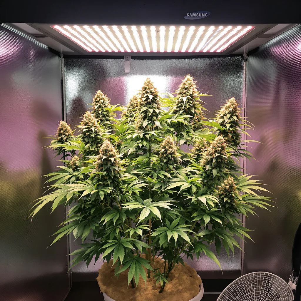 Wilson cannabis plant in flowering stage — 60-100 cm autoflower