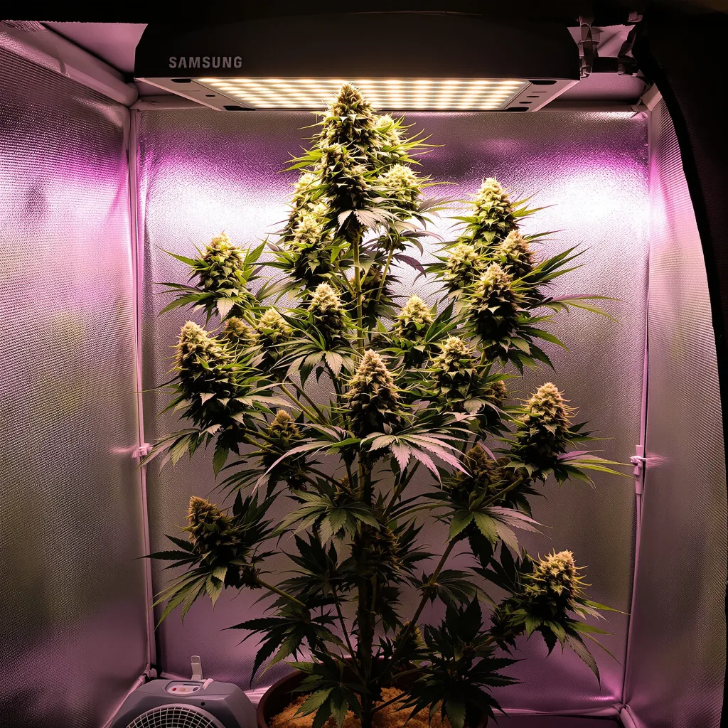 Wilson cannabis plant in flowering stage — 120-180 cm feminised