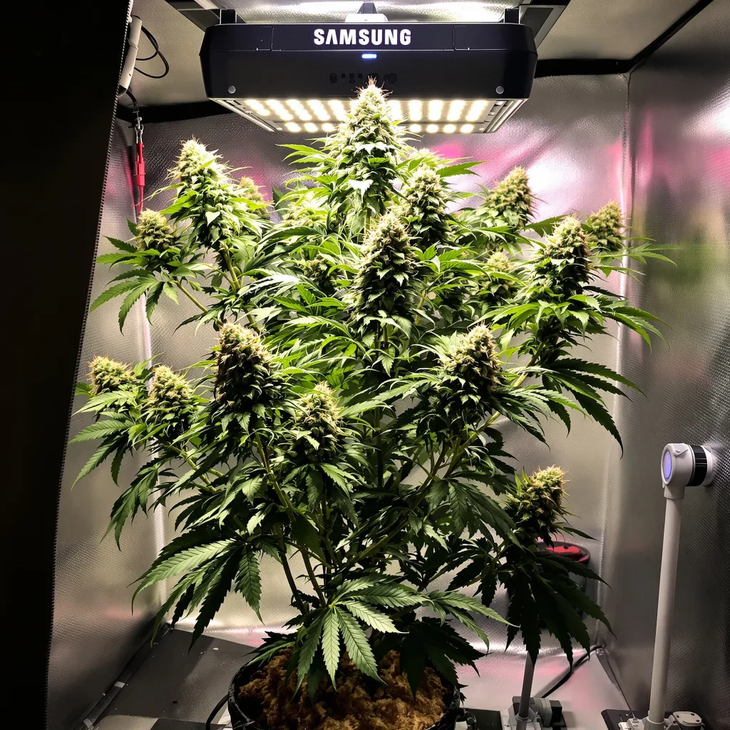 Wonder Woman cannabis plant in flowering stage — 60-100 cm autoflower