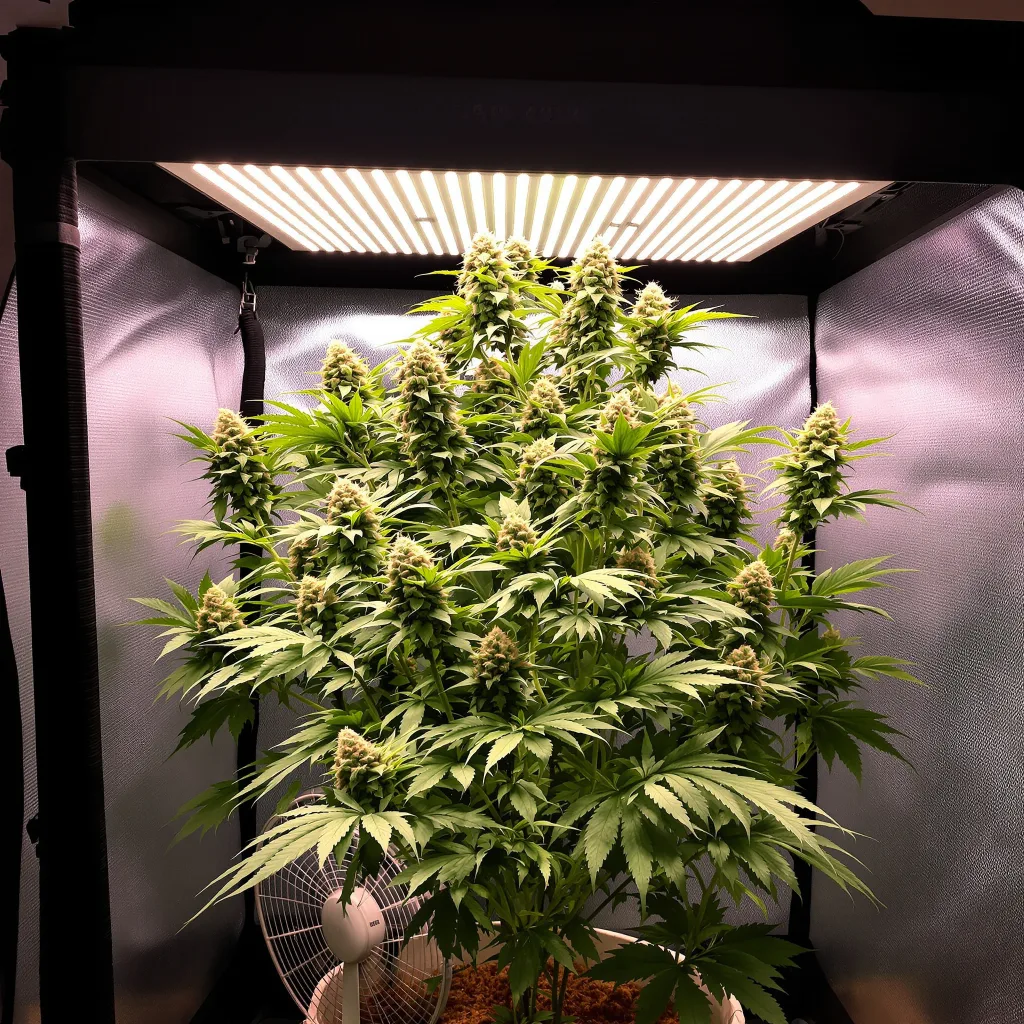 Wonder Woman cannabis plant in flowering stage — 90-120 cm feminised