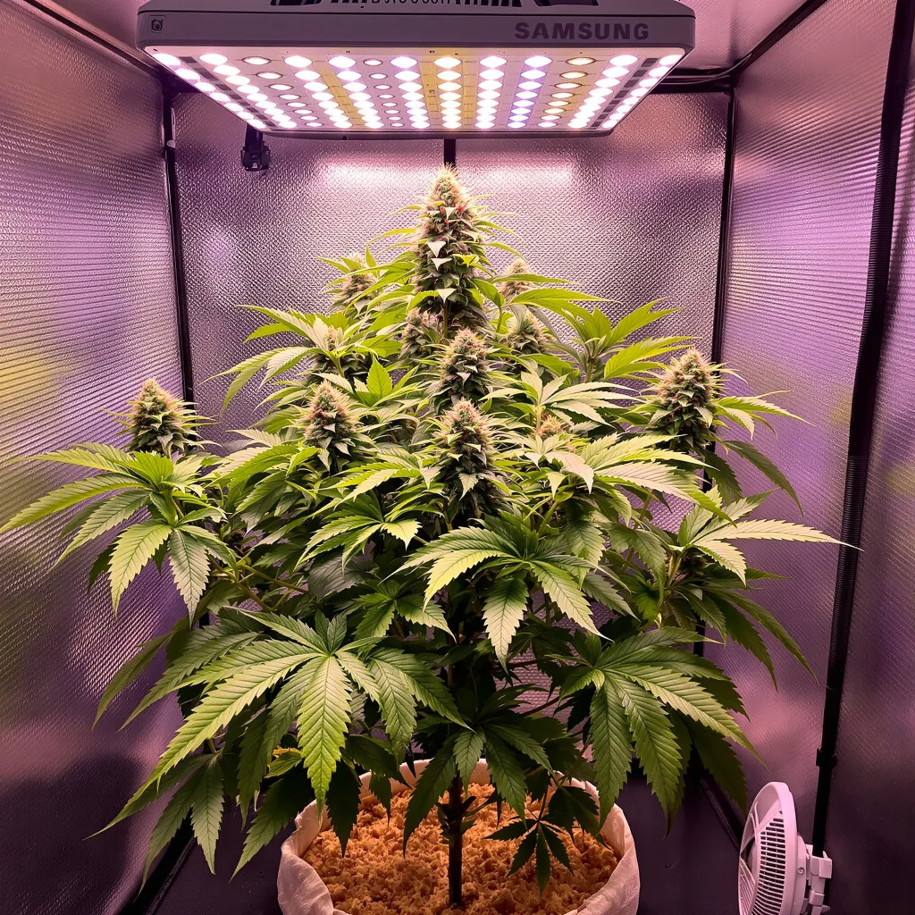 WSU cannabis plant in flowering stage — 90-130 cm feminised