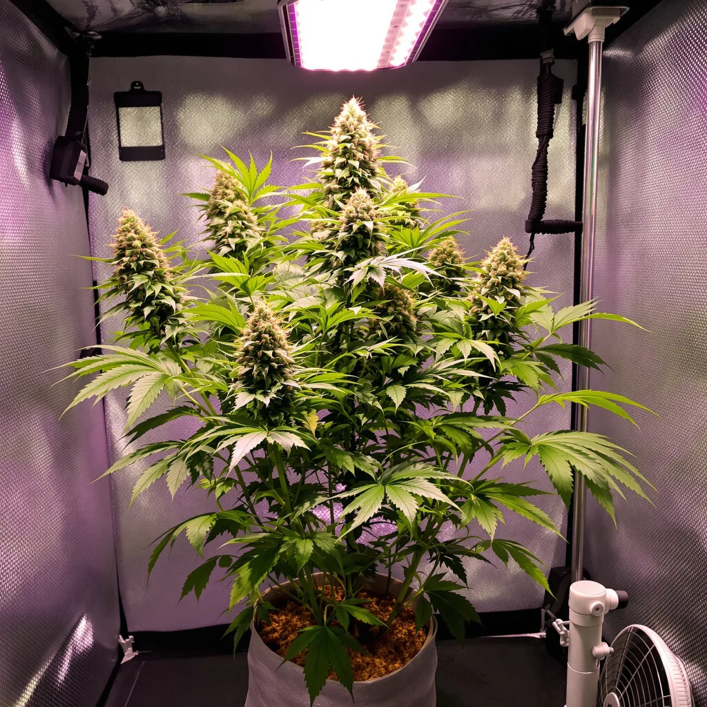 XXX 420 cannabis plant in flowering stage — 90-130 cm feminised