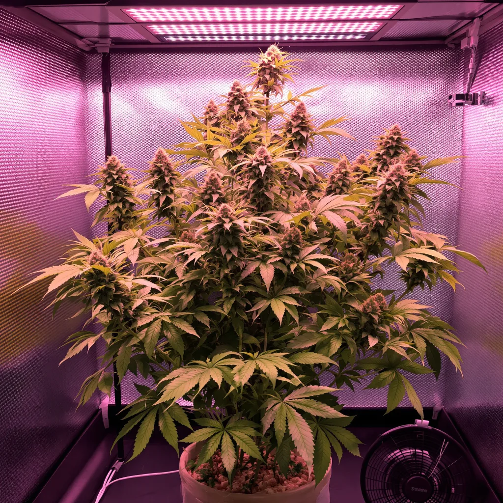 Yeti OG cannabis plant in flowering stage — 90-130 cm feminised